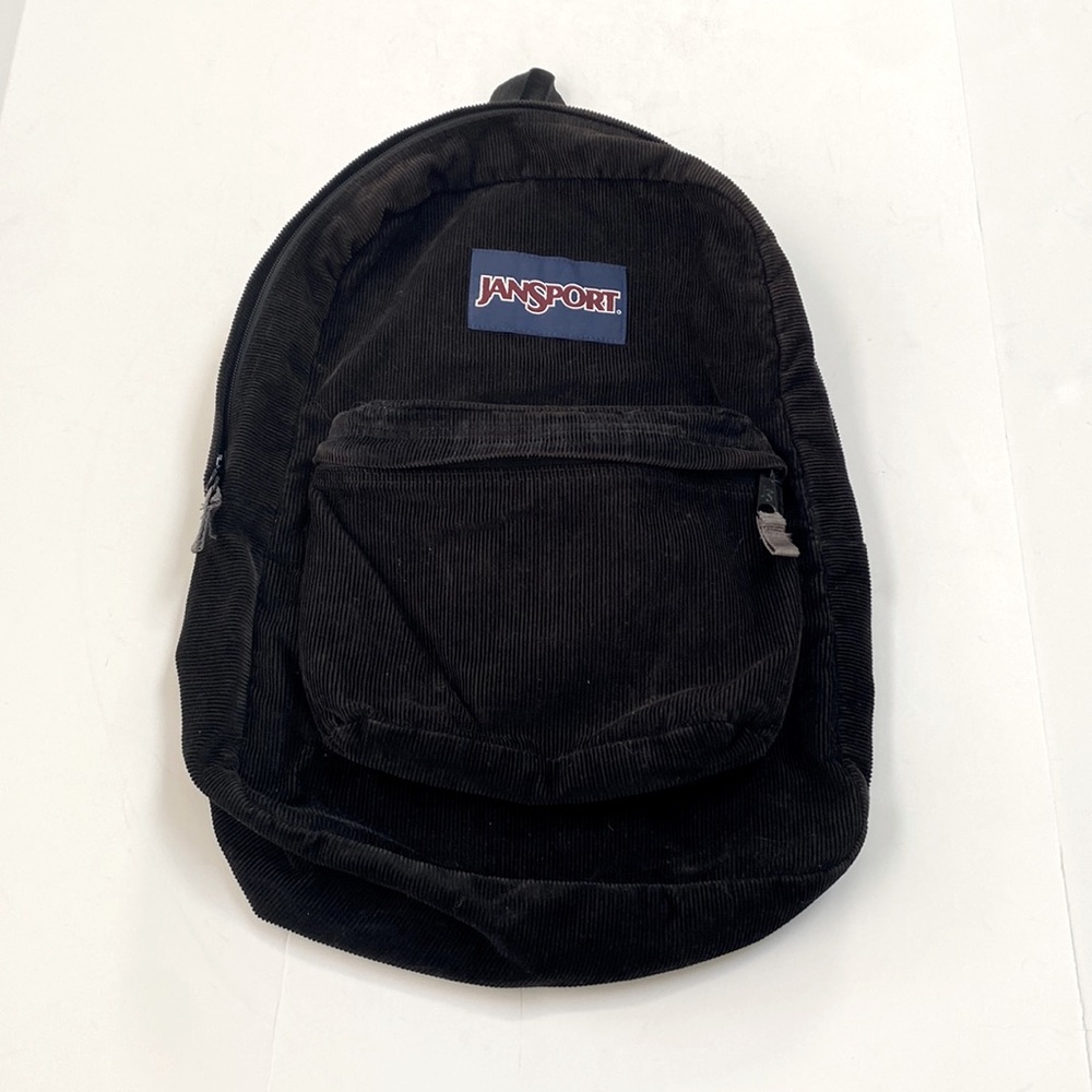 Jansport Corduroy black backpack